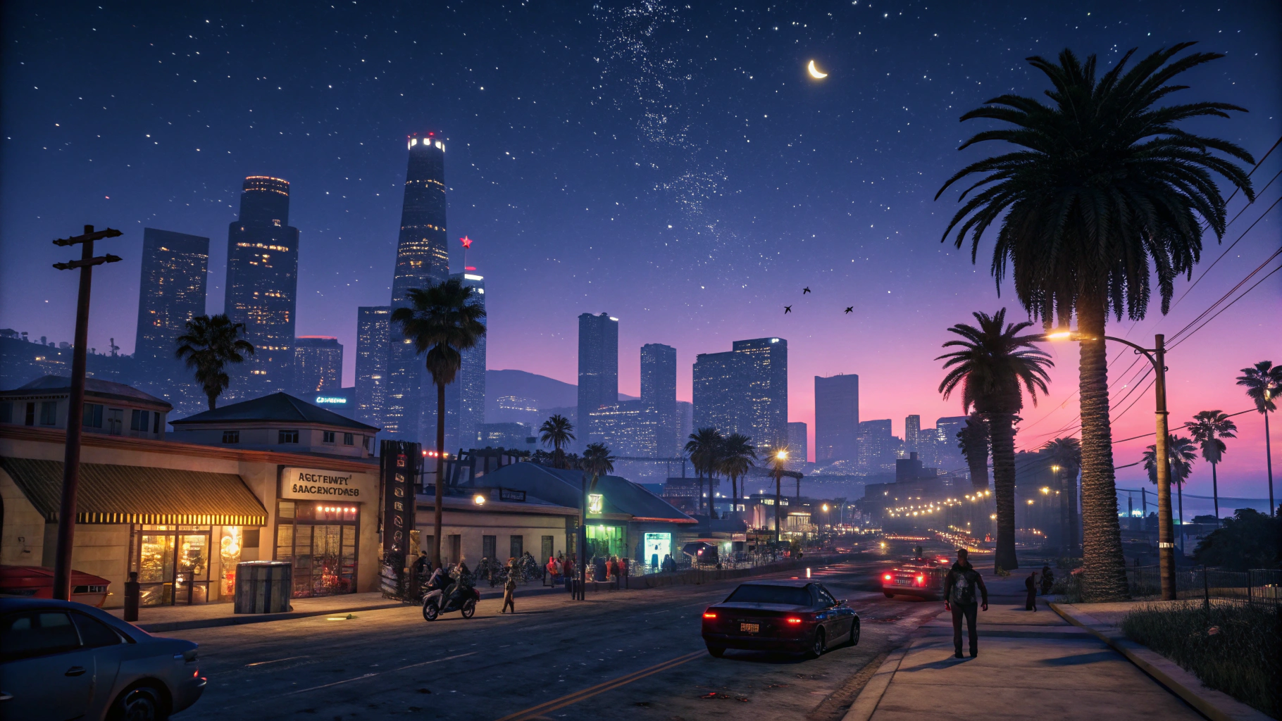 GTA 6 Online City Skyline and Atmosphere