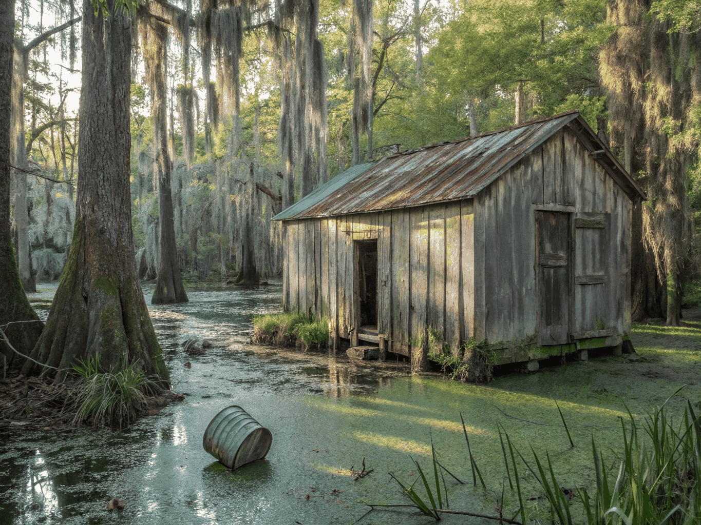 Grassrivers swamp shack