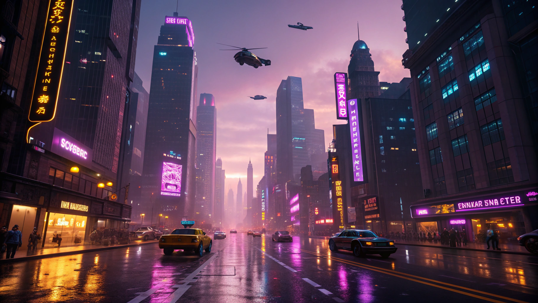 Cinematic stylized map overview of Vice City and the state of Leonida