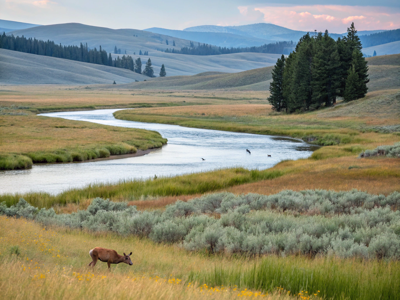 Wild waterways and wildlife in the State of Leonida
